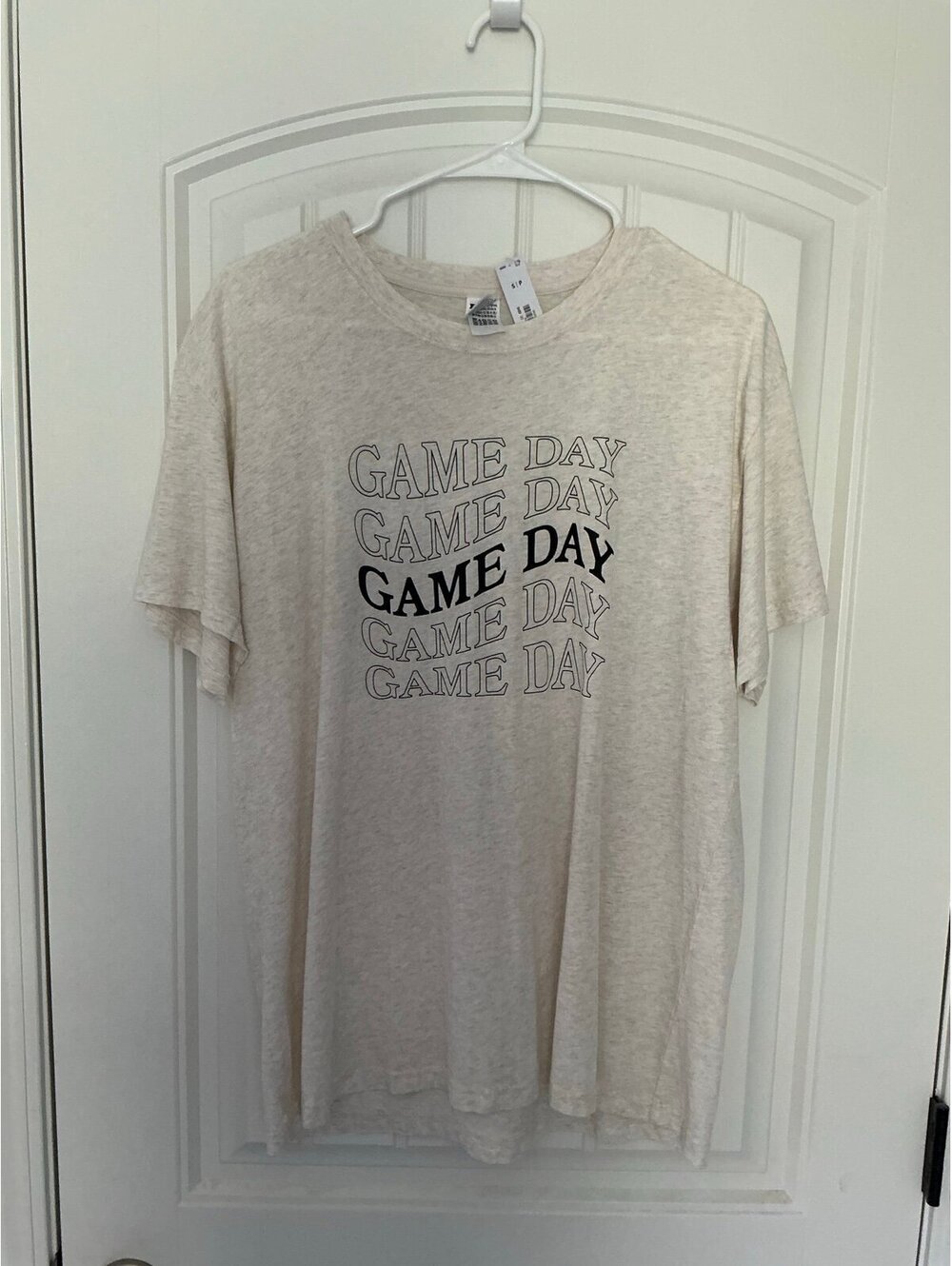 NWT Victoria’s Secret PINK Game Day short sleeved tee. Size Small 100% Cotton